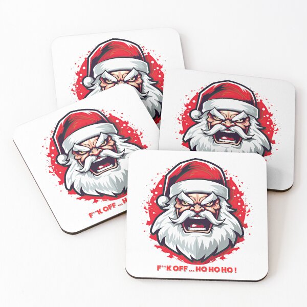 Item preview, Angry Santa - F**K OFF ... HO HO HO !!! designed and sold by Totalthrive.