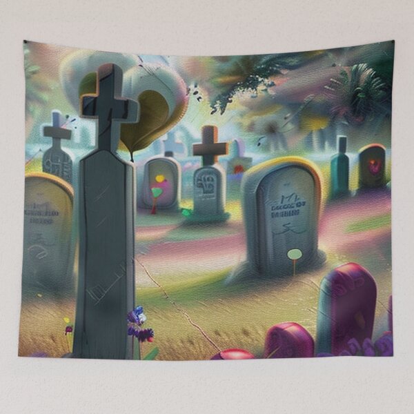 Item preview, Colorful Cemetery designed and sold by TEmotionalPixel.