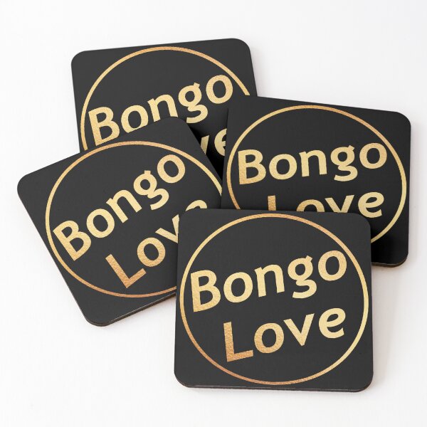 Item preview, Bongo Love Gold Circle designed and sold by LocalOddball.