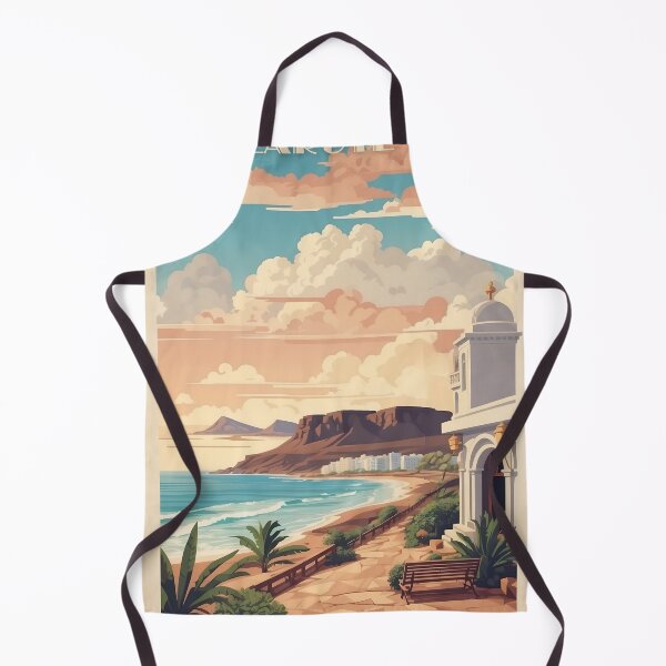 Item preview, Lanzarote Vintage Retro Poster: Volcanic Beauty and Canary Island Vibes designed and sold by Ceemko's Vintage Corner.