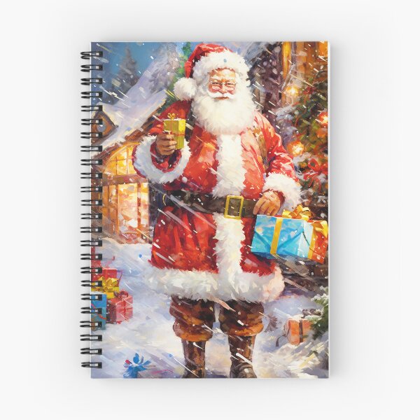 Item preview, Santa Claus,Oil painting,Festive illustration for Christmas designed and sold by Mickeymouse2023.