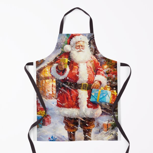 Item preview, Santa Claus,Oil painting,Festive illustration for Christmas designed and sold by Mickeymouse2023.