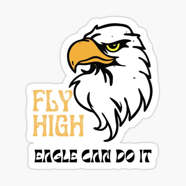 Item preview, FLY HIGH EAGLE RAY CAN DO IT SHIRT GIFT designed and sold by Dinsigne.
