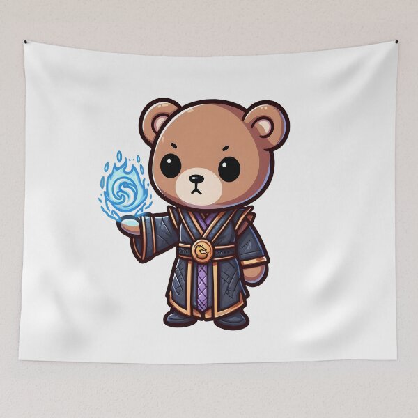 Item preview, Cute Sorcerer Bear Kawaii designed and sold by TeddybearClub.
