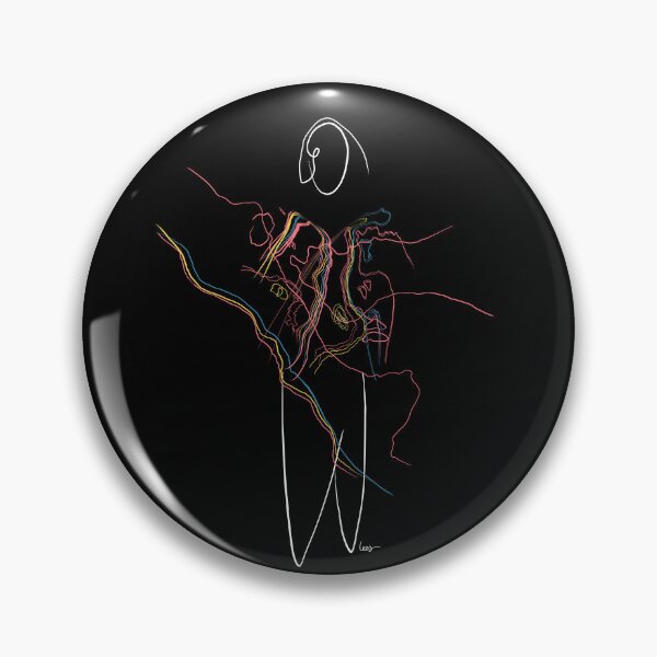 Item preview, Human with blurred torso (colors + white / black background) designed and sold by MentaLee.