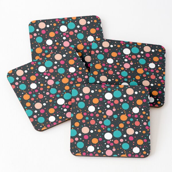 Item preview, Abstract black polka dot pattern designed and sold by workshoot.
