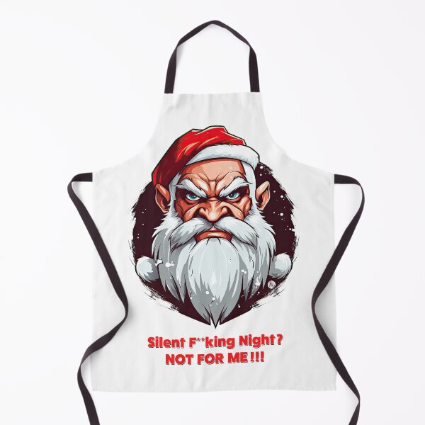 Item preview, Angry Santa - Silent F**king Night designed and sold by Totalthrive.
