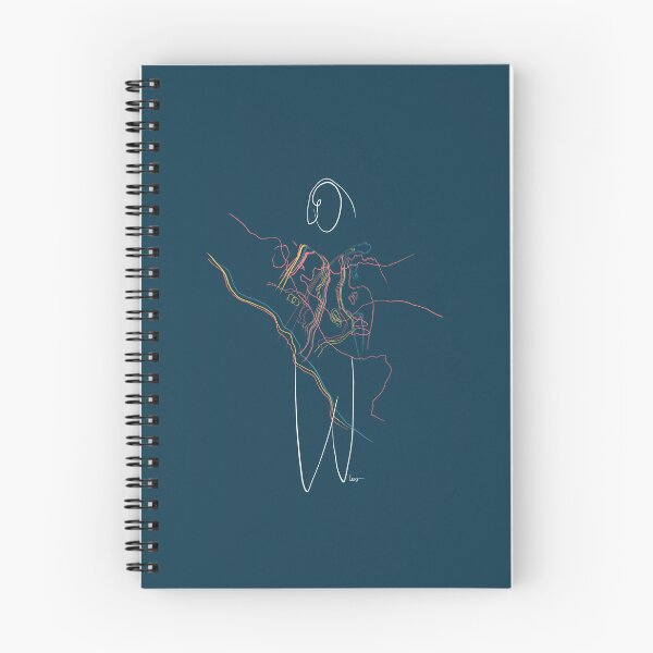 Item preview, Human with blurred torso (colors + white / blue background) designed and sold by MentaLee.