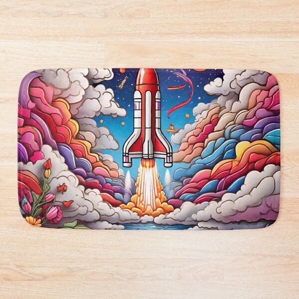 Item preview, Rocketing through Cloudscapes: A Coloring Spectacle (142) designed and sold by WASjourney.