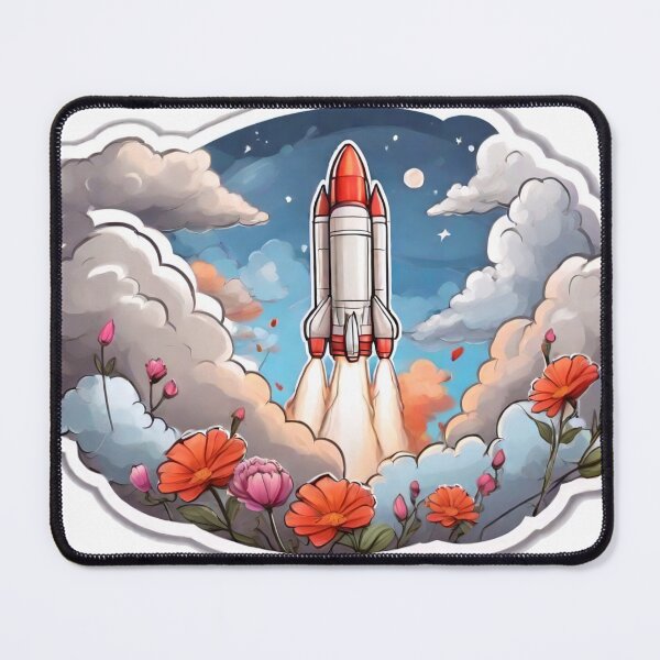 Item preview, Chasing Clouds: A Rocket's Coloring Journe (143) designed and sold by WASjourney.
