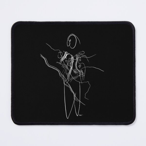 Item preview, Human with blurred torso (white / black background) designed and sold by MentaLee.
