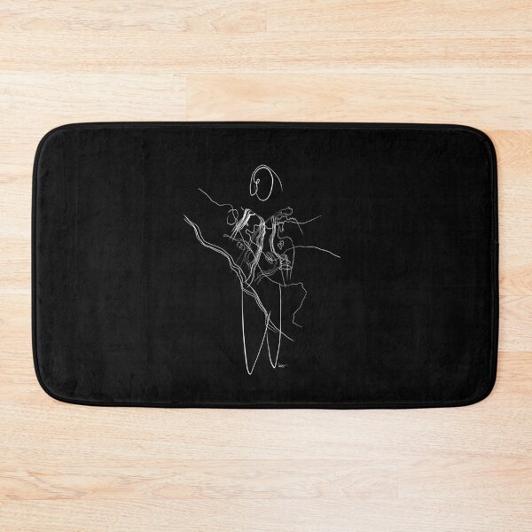 Item preview, Human with blurred torso (white / black background) designed and sold by MentaLee.