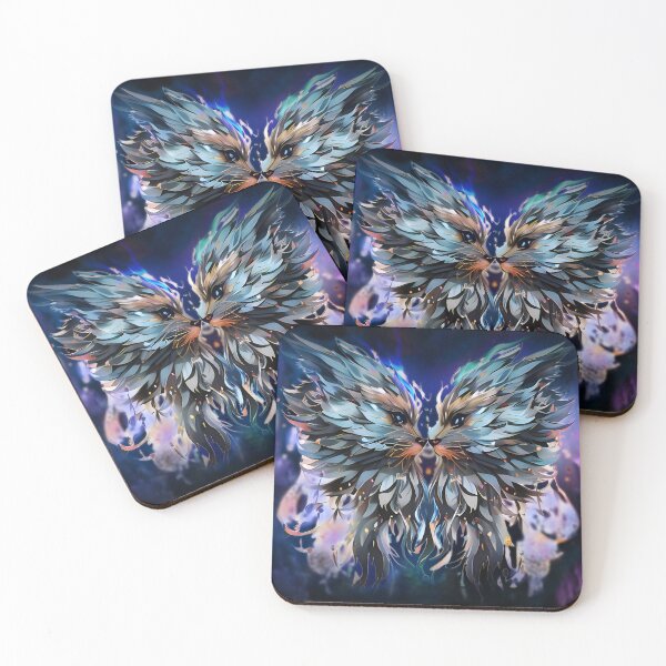 Item preview, Fantasy feather foxes designed and sold by clarazen.