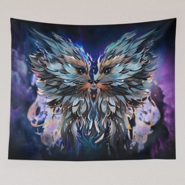 Item preview, Fantasy feather foxes designed and sold by clarazen.