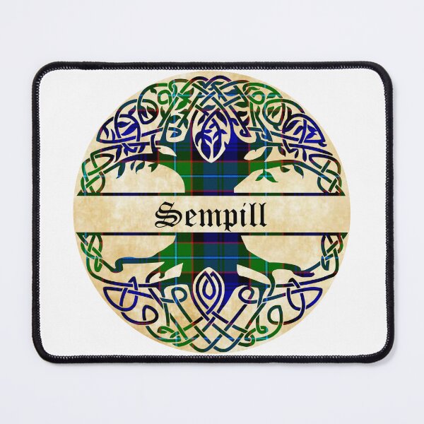 Item preview, Sempill Tree of Life Clan Scottish Surname tartan designed and sold by BagTown Clans.
