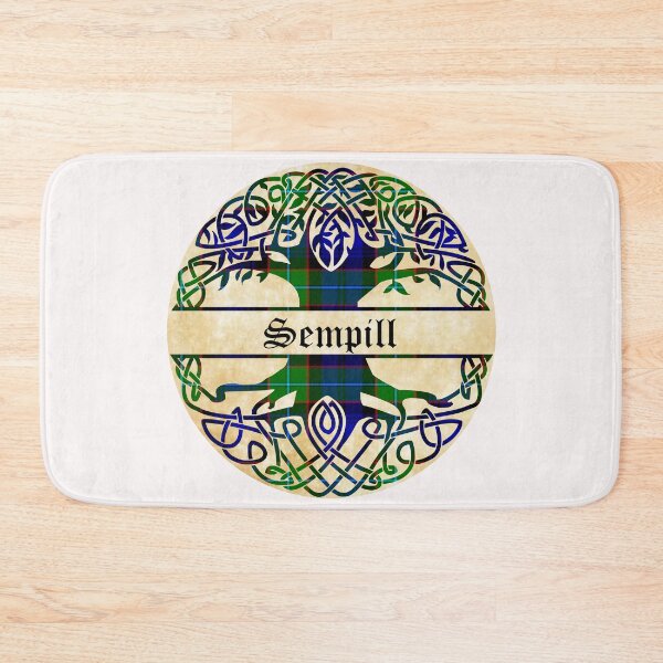 Item preview, Sempill Tree of Life Clan Scottish Surname tartan designed and sold by BagTown Clans.