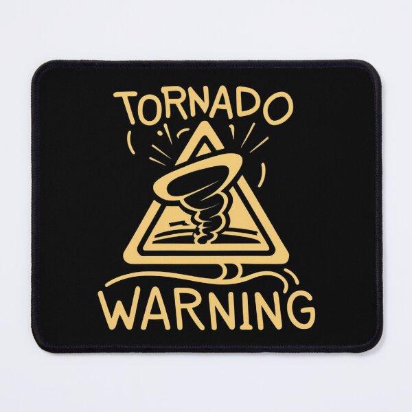 Item preview, Tornado Warning Road Sign designed and sold by FlexYourMind.
