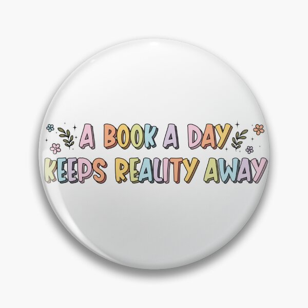 Item preview, A Book A Day Keeps Reality Away Waterproof Sticker Book Lover Spicy Book Bookish Gift Book Stickers Gifts for Readers Book Gifts Reading Sticker Tumbler Stickers  designed and sold by SouQ-Art.