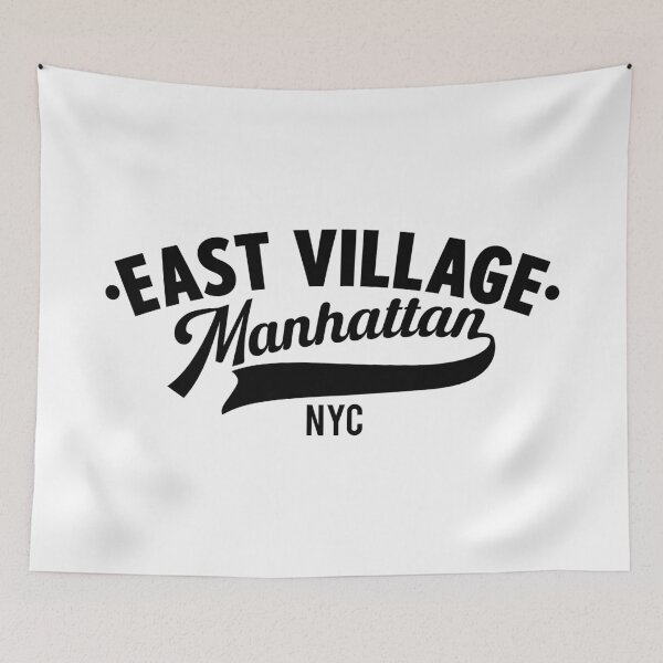 Item preview, East Village Manhattan - NYC Minimal Logo designed and sold by Boogosh.
