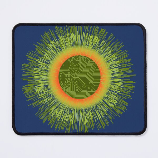 Item preview, Green Sun Burst Electronic Chip designed and sold by LZenDesigns.