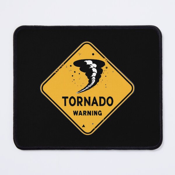 Item preview, Tornado Warning Road Sign designed and sold by FlexYourMind.