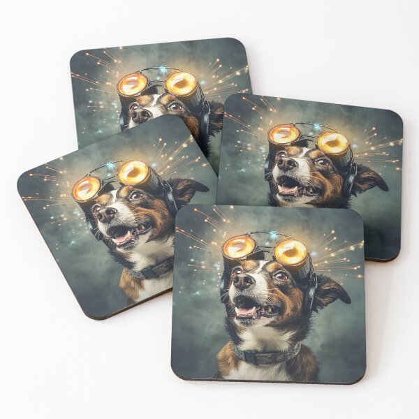 Item preview, Genius Canine Celebrates on the Cusp of Groundbreaking Discovery designed and sold by Christian Weiss.