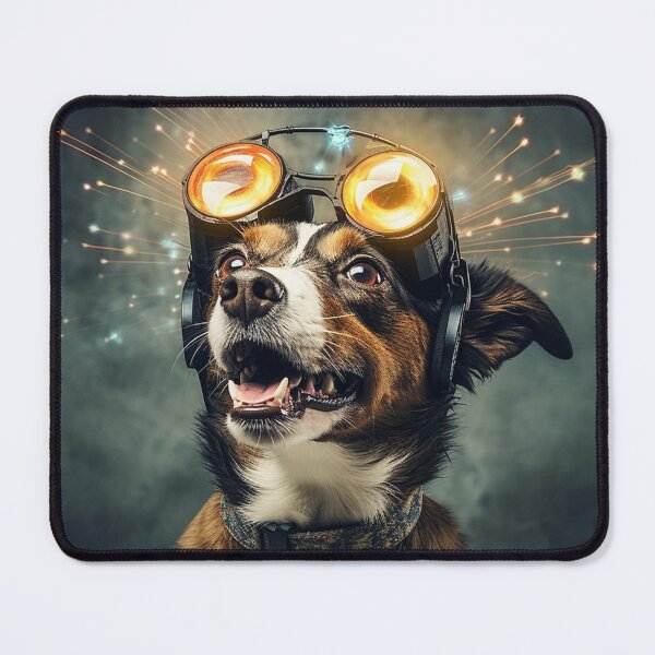 Item preview, Genius Canine Celebrates on the Cusp of Groundbreaking Discovery designed and sold by Christian Weiss.