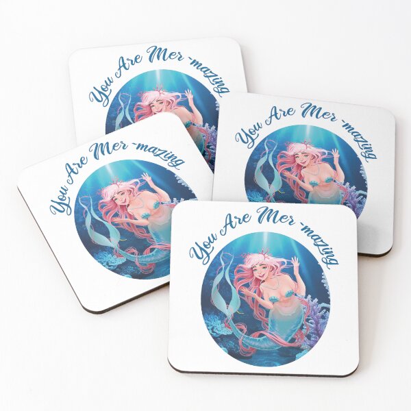 Item preview, Funny Women's Mermaid Lover You Are Mer-Mazing Mermaid Fan Stickers designed and sold by olympe-store.