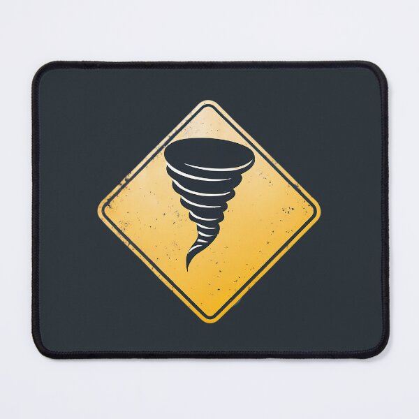 Item preview, Tornado Warning Road Sign designed and sold by FlexYourMind.
