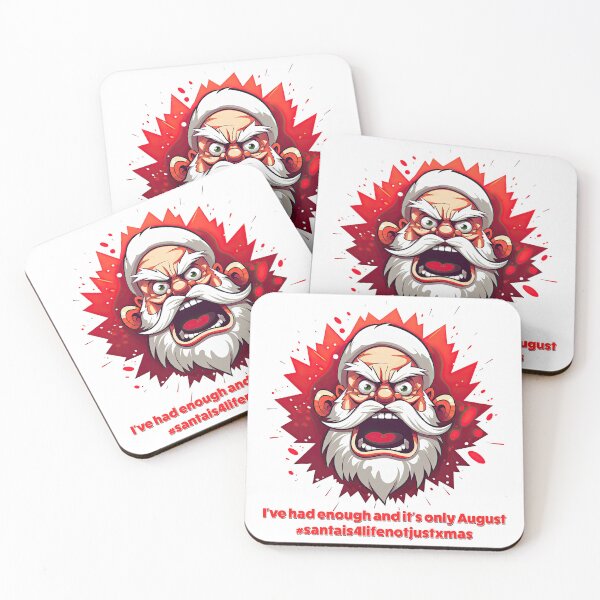 Item preview, Angry Santa - I've had enough and its only August designed and sold by Totalthrive.