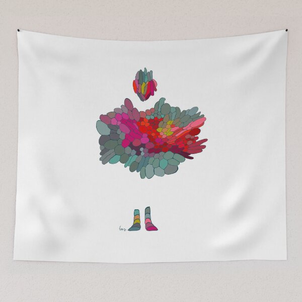 Item preview, Flowery human (white background) designed and sold by MentaLee.