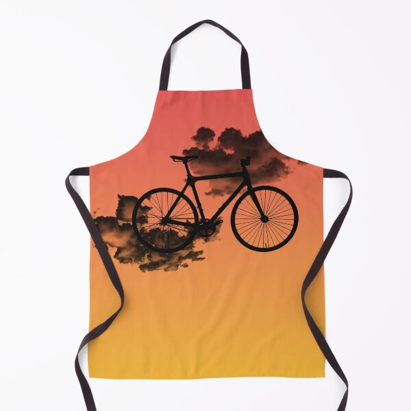 Item preview, Bike floating in the air, among the clouds, during sunset. designed and sold by ToMaSzyk.
