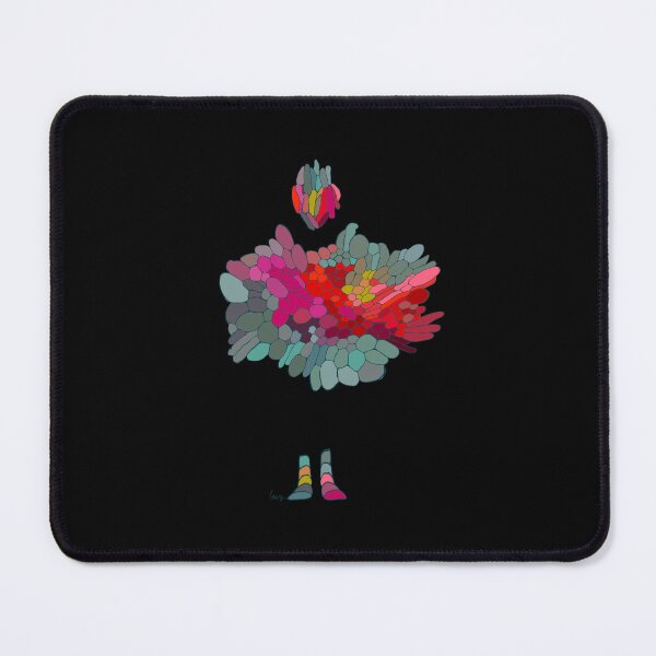 Item preview, Flowery human (black background) designed and sold by MentaLee.
