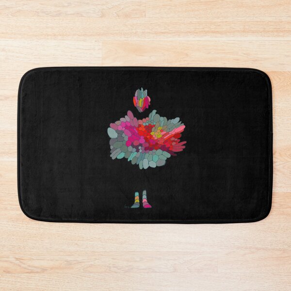Item preview, Flowery human (black background) designed and sold by MentaLee.