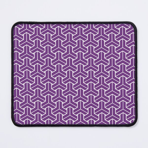 Item preview, Oriental Purple White Ayame Japan Bishamon Pattern designed and sold by Digital Homestead.
