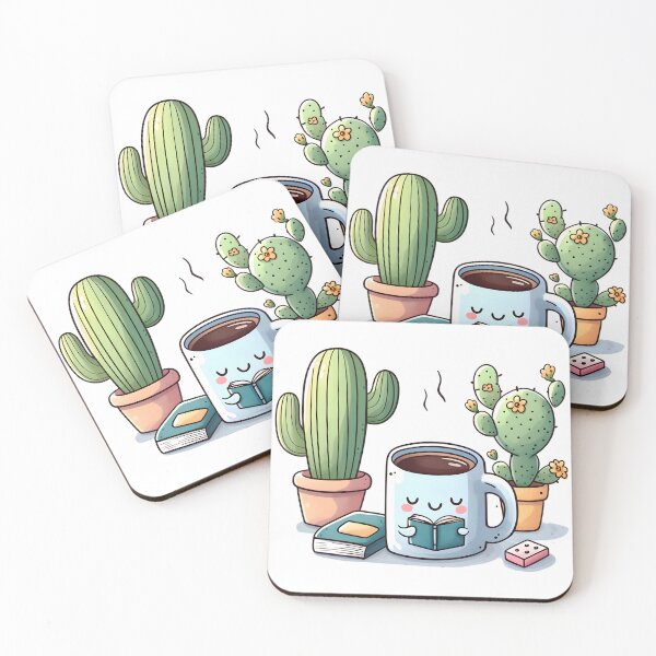 Item preview, Cactus who likes to read books designed and sold by innovationTR.