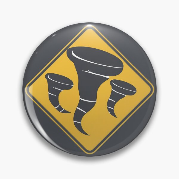 Item preview, Tornados Warning Road Sign designed and sold by FlexYourMind.