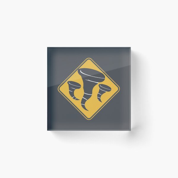 Item preview, Tornados Warning Road Sign designed and sold by FlexYourMind.