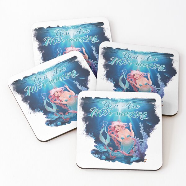 Item preview, Funny Women's Mermaid Lover You Are Mer-Mazing Mermaid Fan T-Shirt designed and sold by olympe-store.