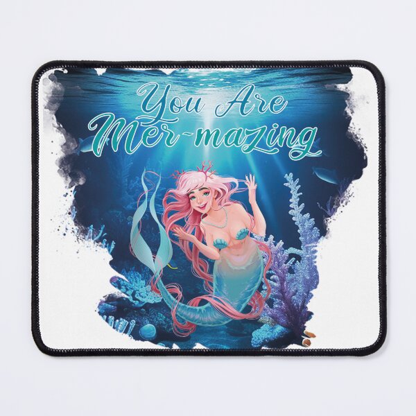 Item preview, Funny Women's Mermaid Lover You Are Mer-Mazing Mermaid Fan T-Shirt designed and sold by olympe-store.