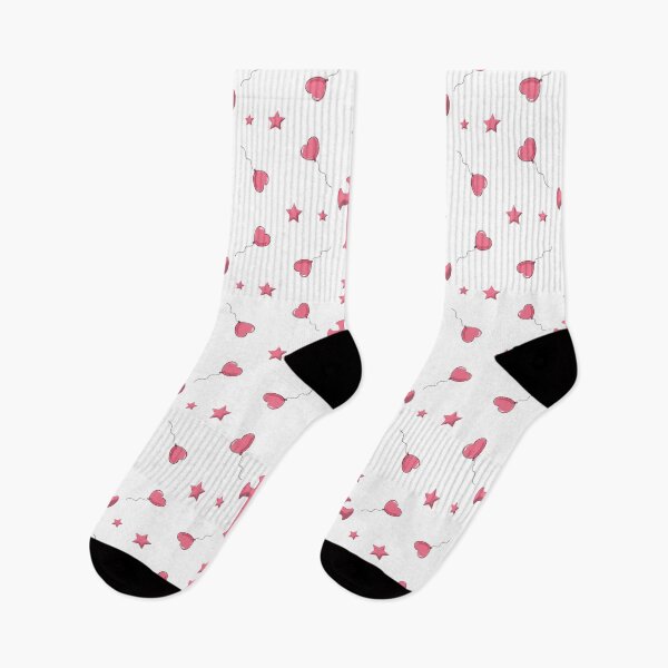 Item preview, cross with stars and heart ballons - pattern pink designed and sold by ZechJohnRB.