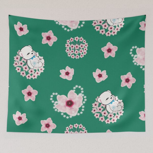 Item preview, With Hoya flowers Green designed and sold by K-sugarstore.