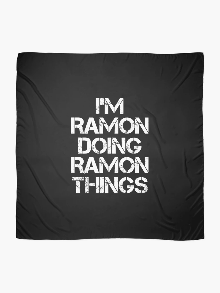 Thumbnail 2 of 3, Scarf, Ramon Name - Ramon Doing Ramon Things designed and sold by LindenAverhart3.