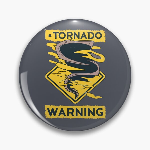 Item preview, Tornado Warning Road Sign designed and sold by FlexYourMind.