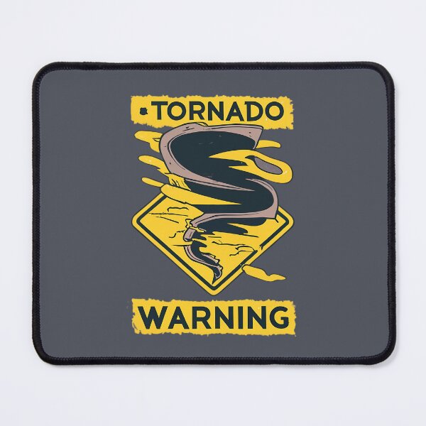 Item preview, Tornado Warning Road Sign designed and sold by FlexYourMind.