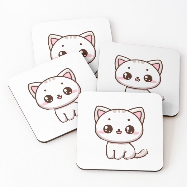 Item preview, White kitty  designed and sold by Wxjtecki.