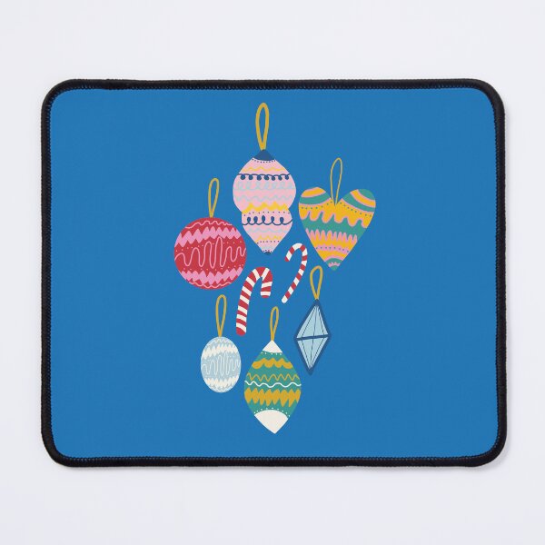 Item preview, Blue Christmas Ornaments Candy Lane  designed and sold by Lozzie Eliza Designs.