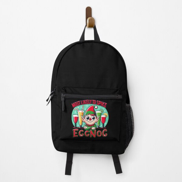 Item preview, Most Likely to Spike the Eggnog Cute And Funny Gifts designed and sold by BadhbhLoot.