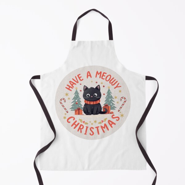 Item preview, Meowy Christmas Black Cat Purrfect X mas Kitty designed and sold by JinJinYoon.