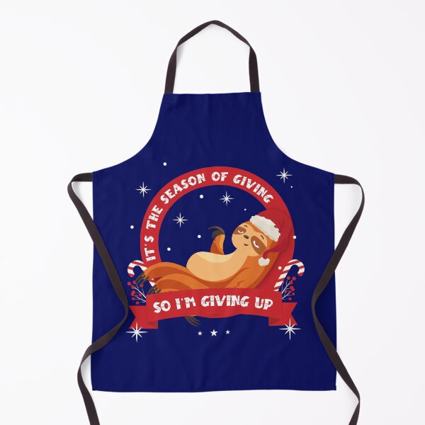 Item preview, It's the season of giving, so I'm giving up - Christmas Sloth designed and sold by messy-nessie.
